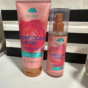 Tree hut Moroccan Rose Set
